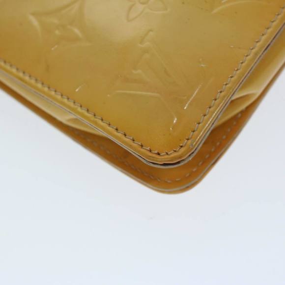 LOUIS VUITTON Monogram Vernis Lexington Pouch Beige M91010 LV Auth 69402 - Picture 9 of 16